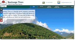 Desktop Screenshot of kazirangatours.com