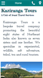 Mobile Screenshot of kazirangatours.com