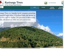 Tablet Screenshot of kazirangatours.com
